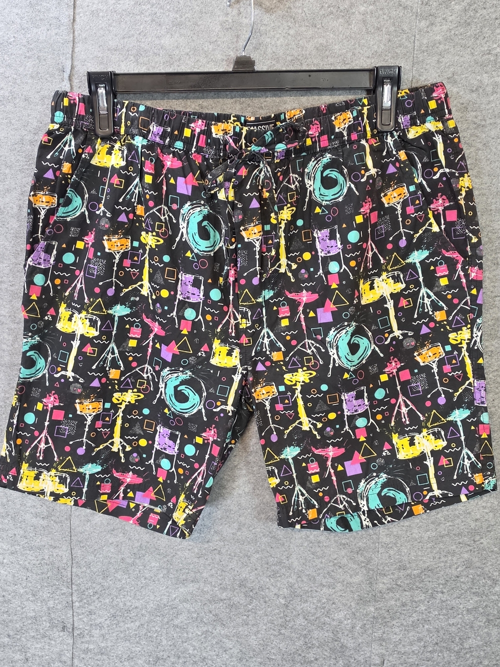 Super Massive Men's XL Retro 90s Drum Shorts